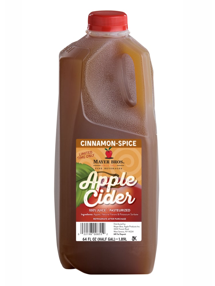 Cinnamon Spice Apple Cider - 64-oz. - Mayer Brothers