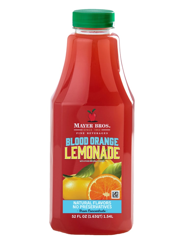 Blood Orange Lemonade - 52-oz. Bottle - Mayer Brothers
