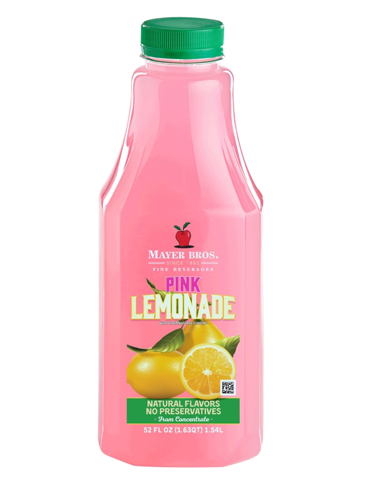Pink Lemonade - 52-oz. Bottle - Mayer Brothers