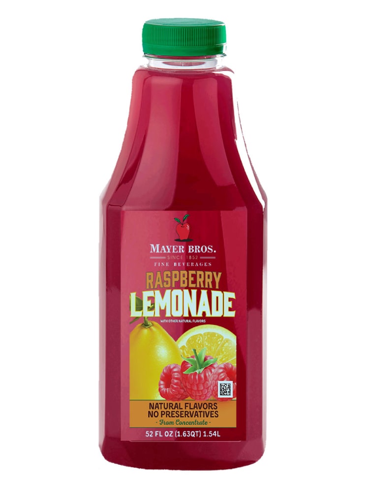 Raspberry Lemonade - 52-oz. Bottle - Mayer Brothers